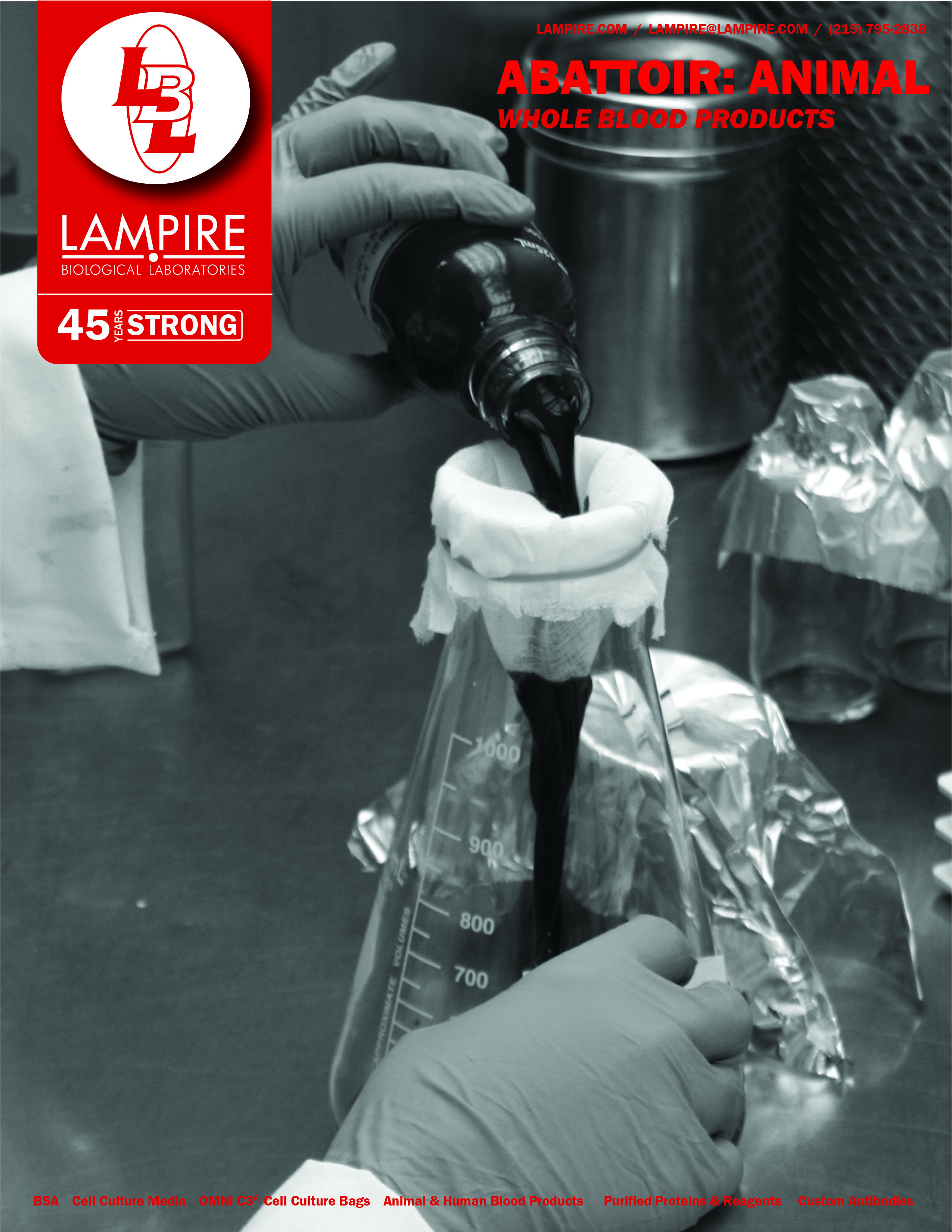 Abattoir: Animal Whole Blood