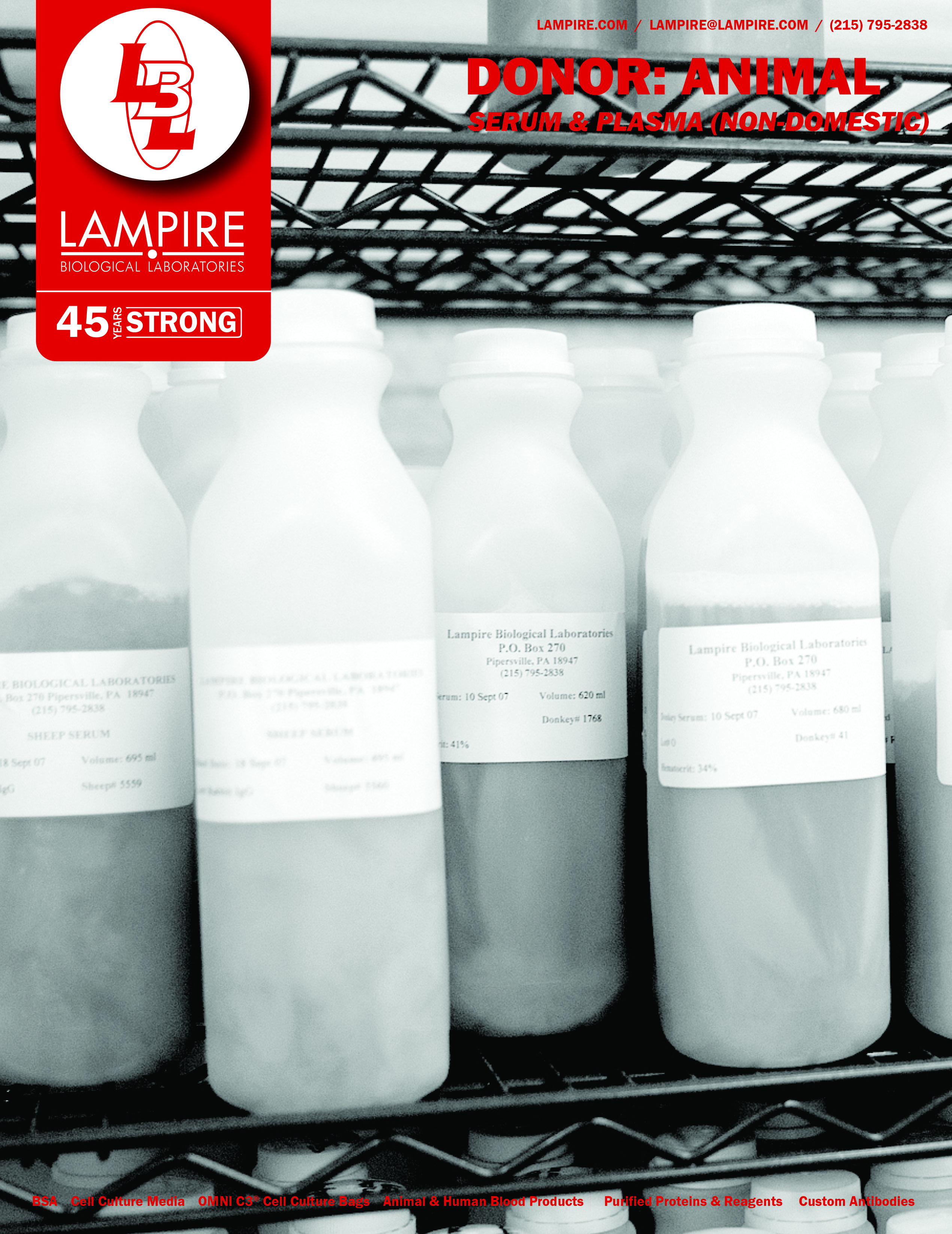 Non-Domestic Serum & Plasma